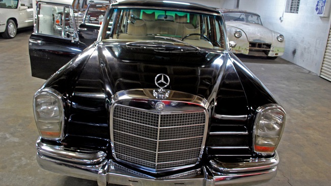 The Mercedes Benz 600 limousine owned by Saddam Hussein