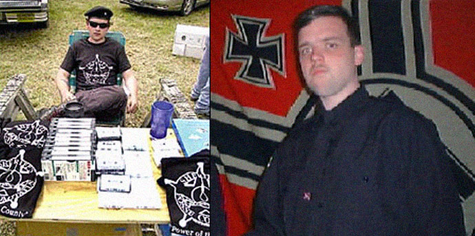 Joshua Sutter in his younger days as a white supremacist neo nazi leader