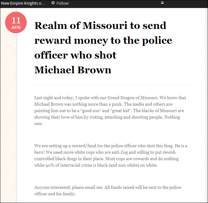 fundraiser for cop
