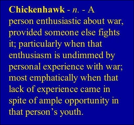 chickenhawk definition