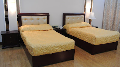 And those beds? Hard as a rock. Very little in North Korea, it seemed to us, was built to be inviting. Not a rug in the place.