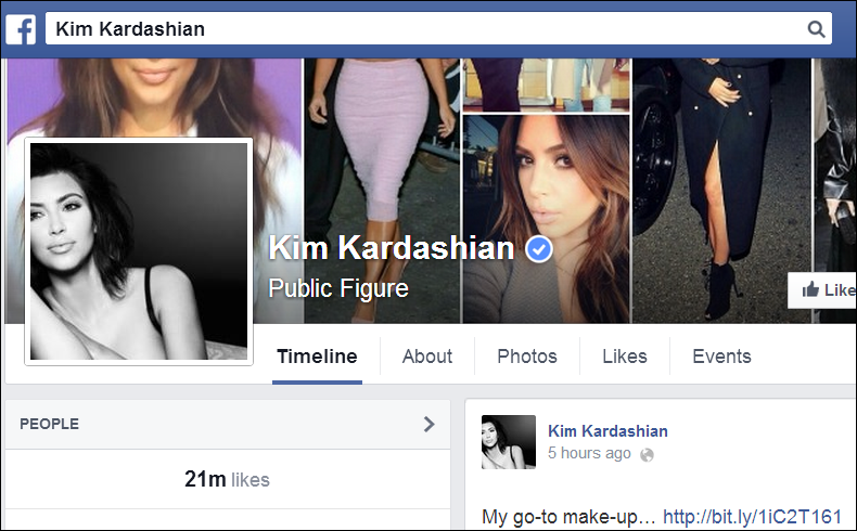 Like Lamont, Kim Kardashian uses social media to build her brand so she can afford extra treats