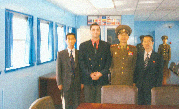 John Paul Cupp in North Korea as a guest the regime
