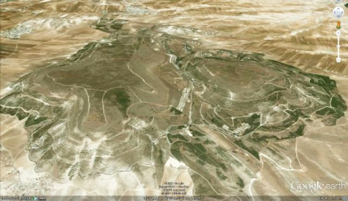 Secret base in the Taqsis mountains Syria
