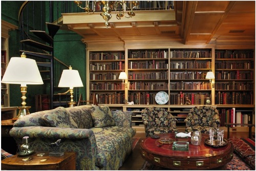 Robert Pirie's library at his home on west 9th street, New York City